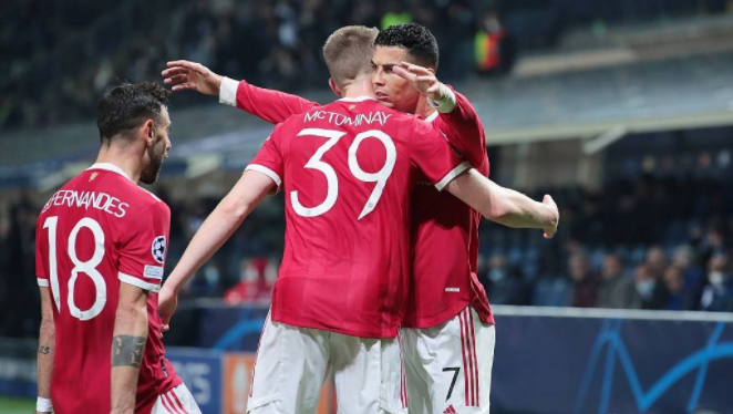  欧冠小组赛，曼联补时绝平亚特兰大