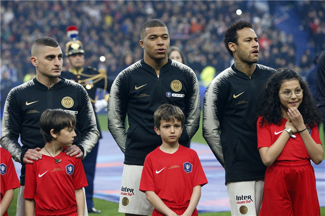  巴黎圣日耳曼法国杯成功卫冕夺冠